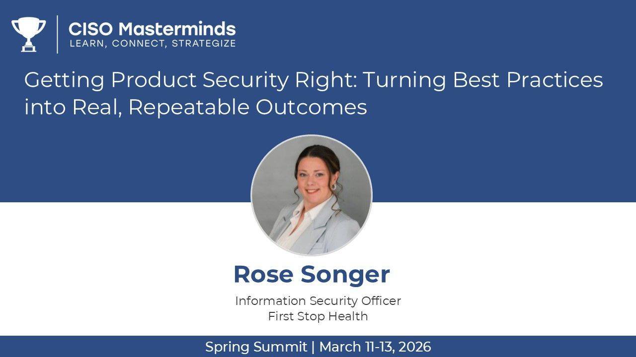 Getting Product Security Right