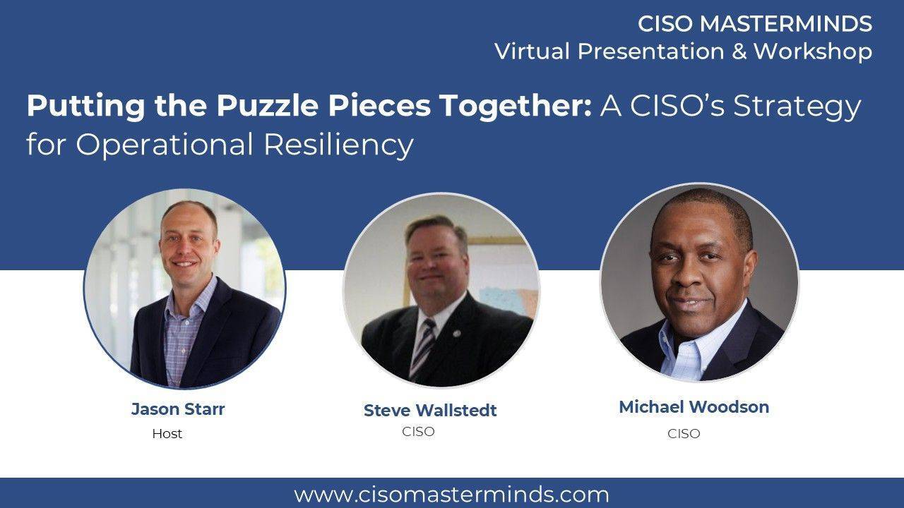 Jan 2025 RT | Operational Resiliency as a CISO