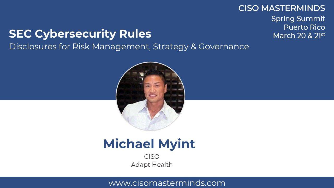 SEC's Annual Disclosures for Risk Management, Strategy and Governance
